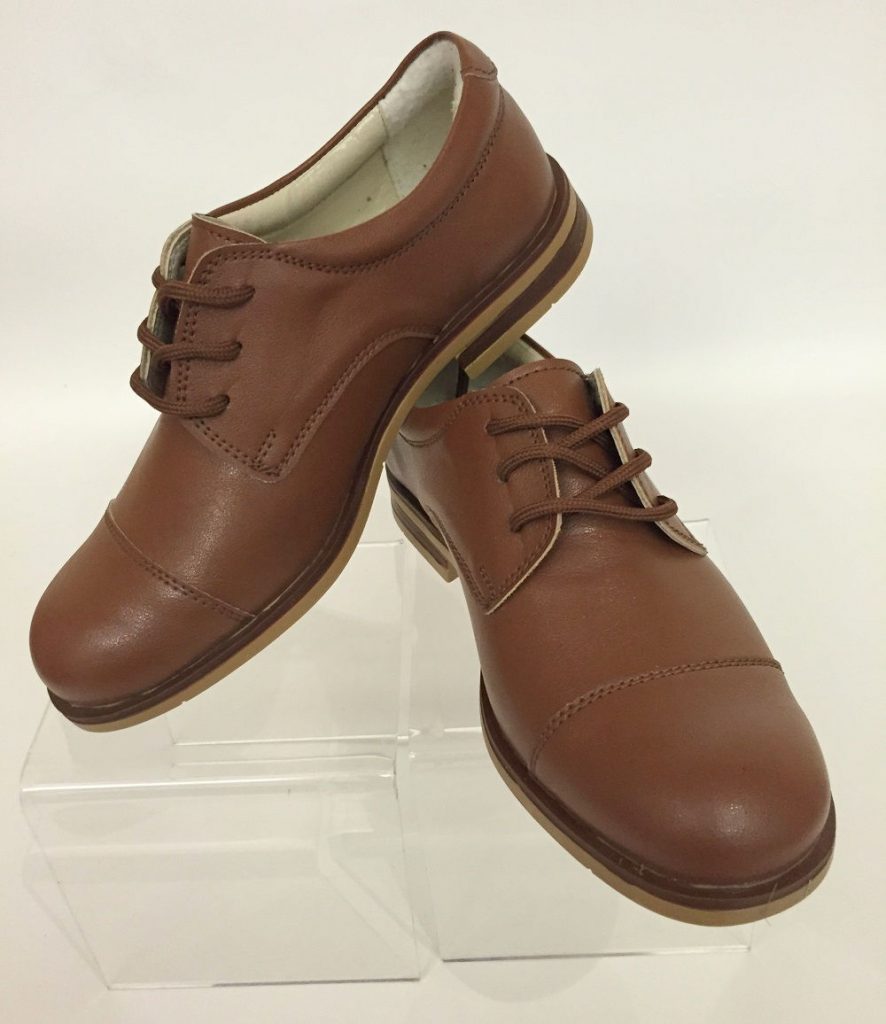 Boys Matte Brown Shoe | Wonderland