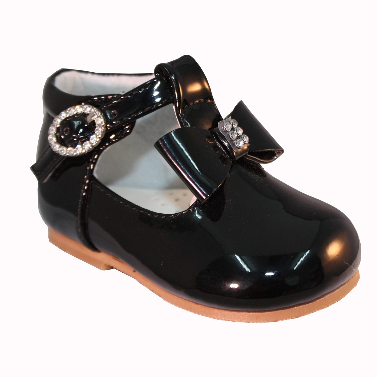 Baby Girls Patent shoe by Sevva – Lilly (Black, Red, White, Navy, Cream ...