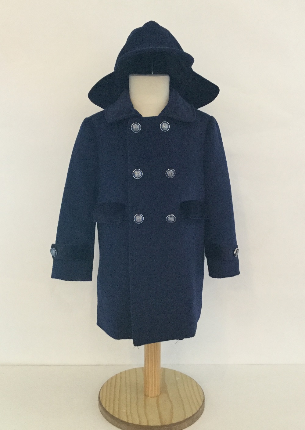 Boys and Baby boys Coat & Hat Set by Couche Tot Navy, Camel brown