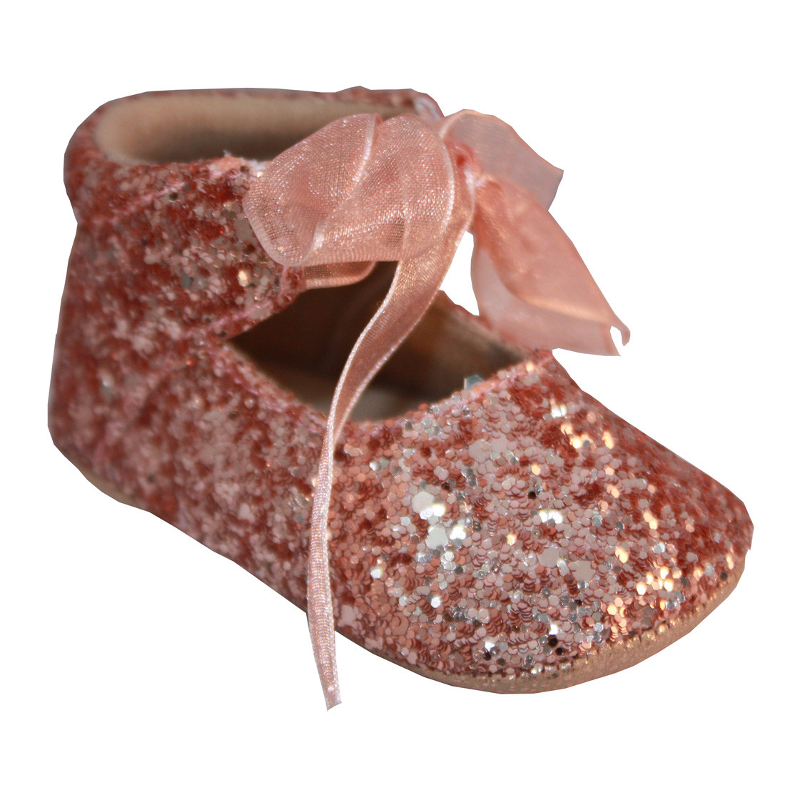 rose gold baby girl shoes