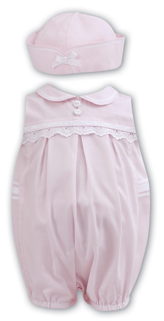 Baby Girls Pink 2 Piece Sailor Suit by Sarah Louise 011171 Wonderland