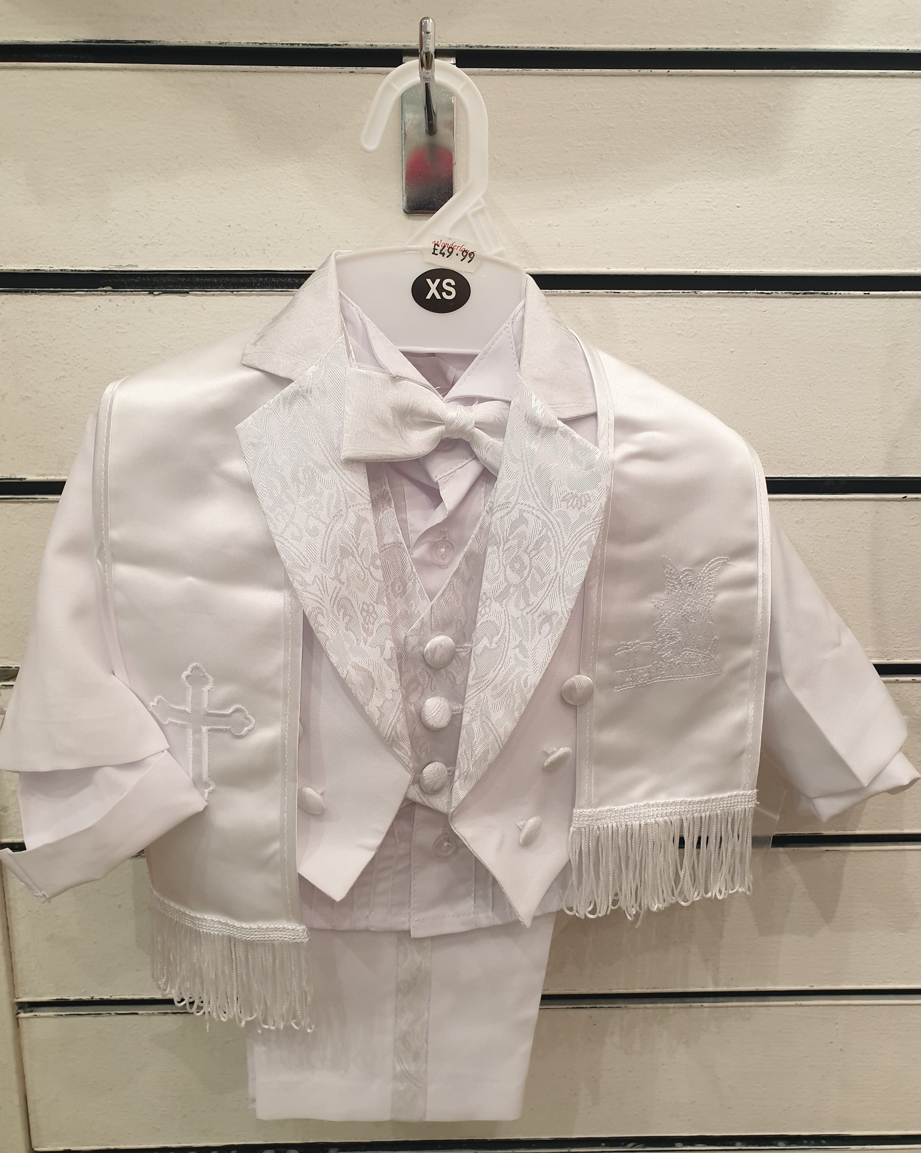 Boys Christening Tuxedo Suit Wonderland