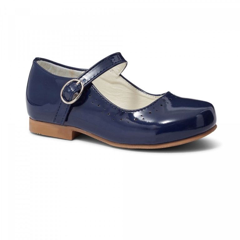 Girls Mary Jane Style Shoes (in White, Ivory, Navy, Black) Wonderland