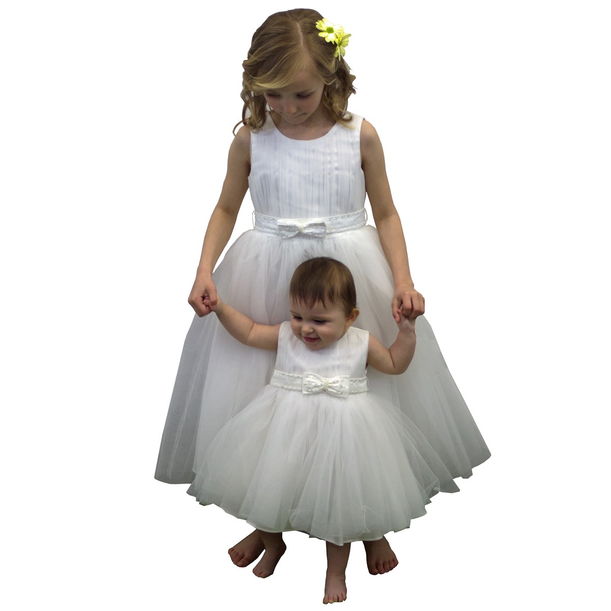 baby girl white occasion dress