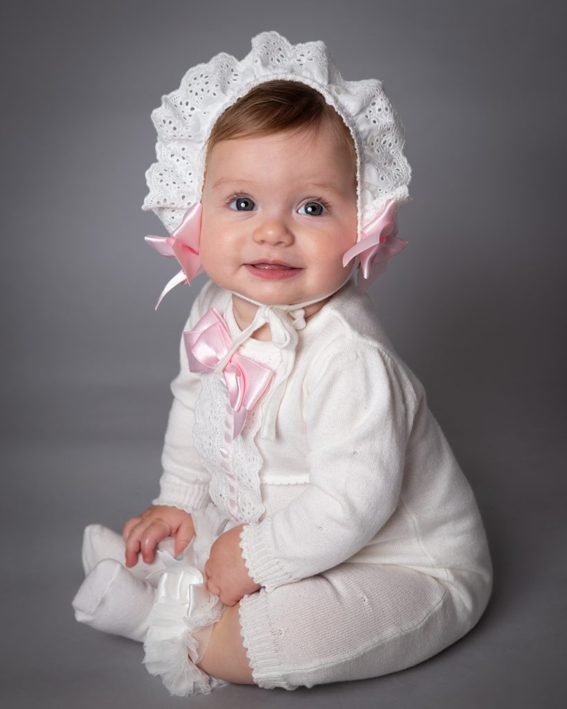 Baby girls Frill romper with by Caramelo kids Ivory/Pink or Pink Wonderland