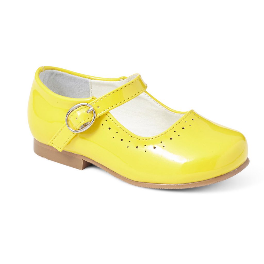 Girls Yellow shoes by Sevva Abbey Wonderland