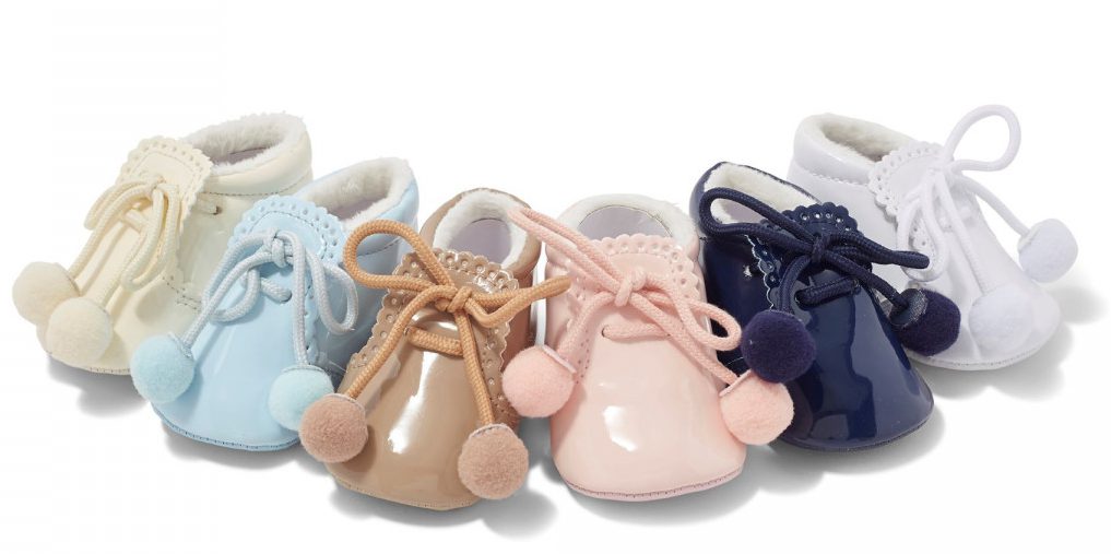 Baby Pom Pom Shoes By Sevva – Joe – (Red, White, Pink, Navy blue, Baby ...